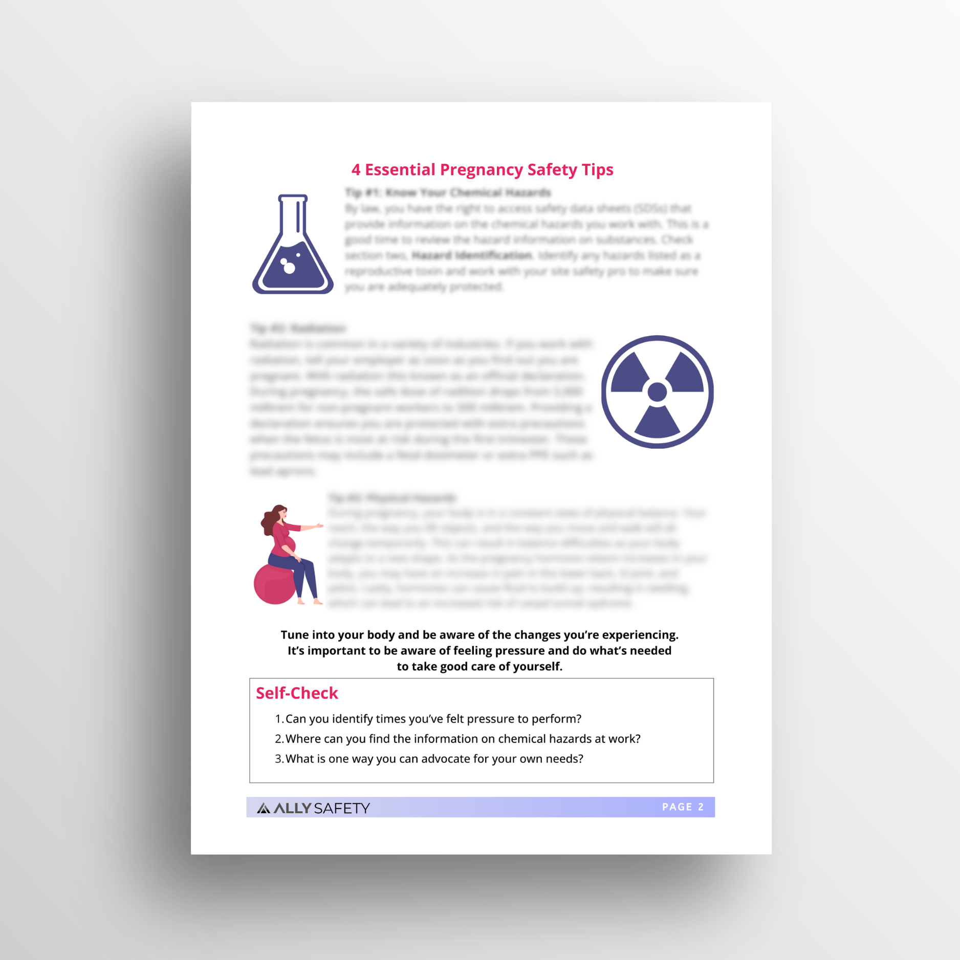 Pregnancy Safety Toolbox Talk