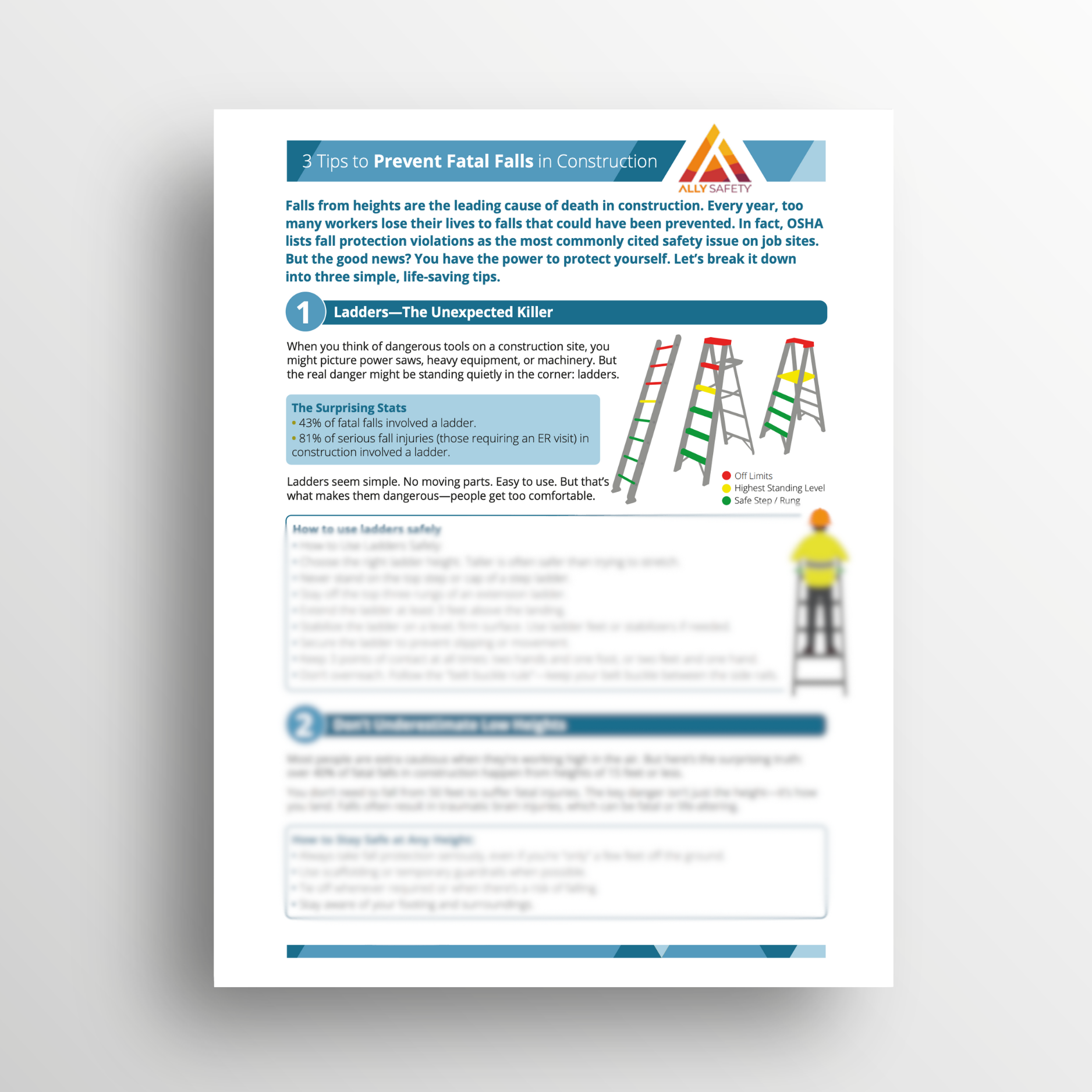 Preventing Fatal Falls Toolbox Talk