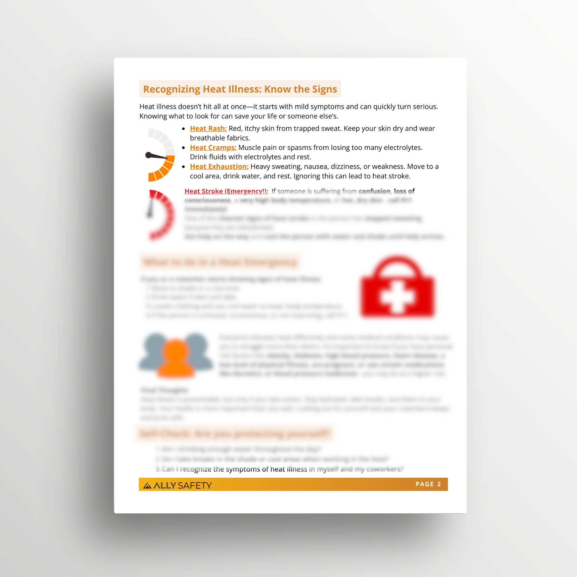 Heat Illness Prevention Toolbox Talk