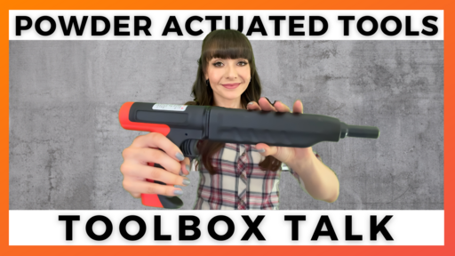 Powder Actuated Tools Toolbox Talk
