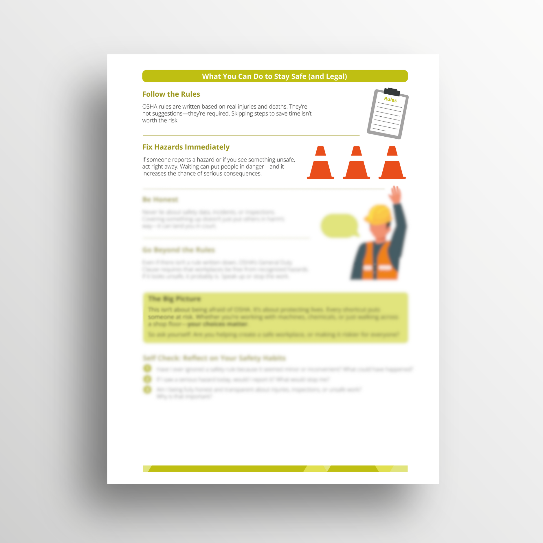 Can OSHA Send You To Jail Toolbox Talk