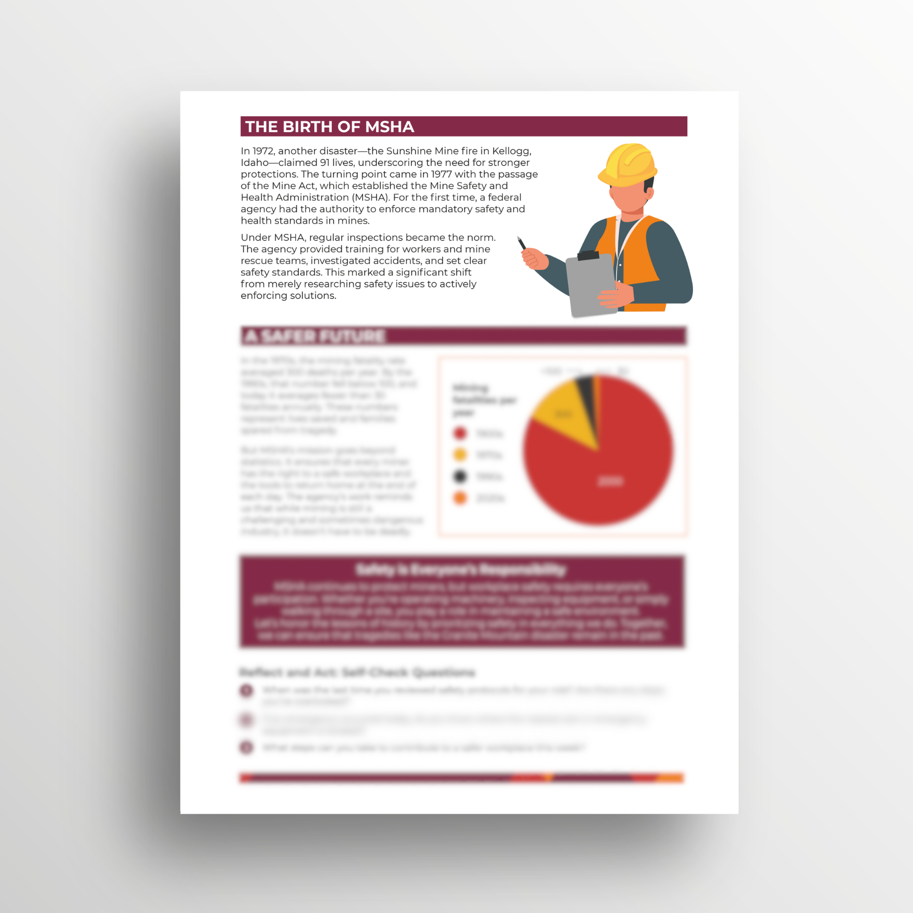 What is MSHA Toolbox Talk