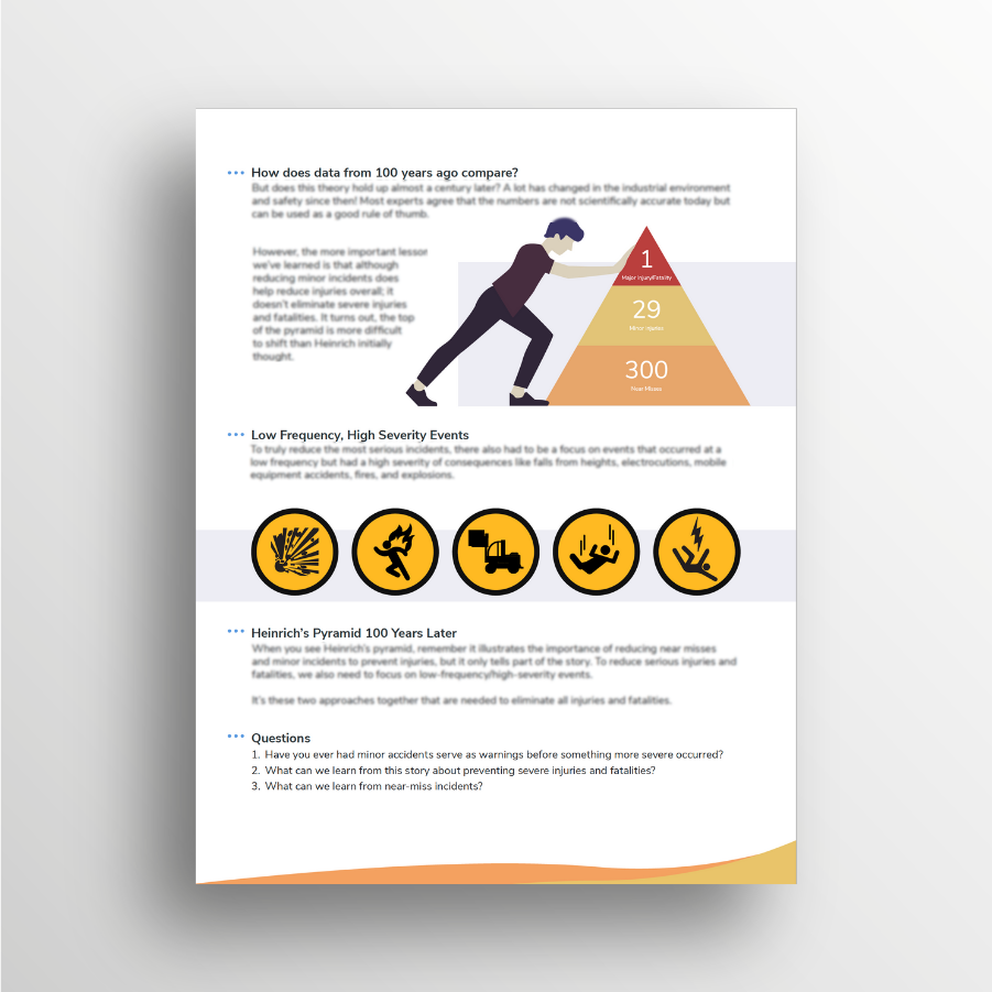 The Incident Pyramid Toolbox Talk