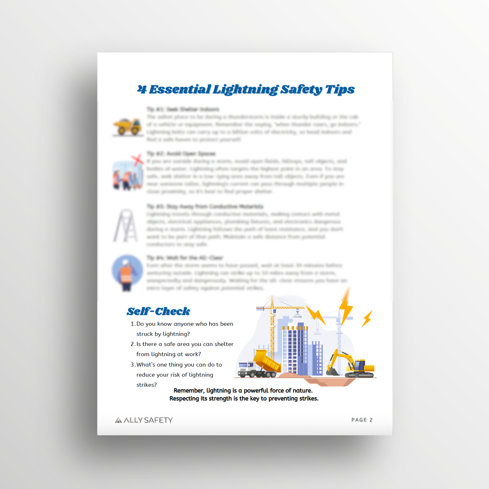 Lightning Safety Toolbox Talk