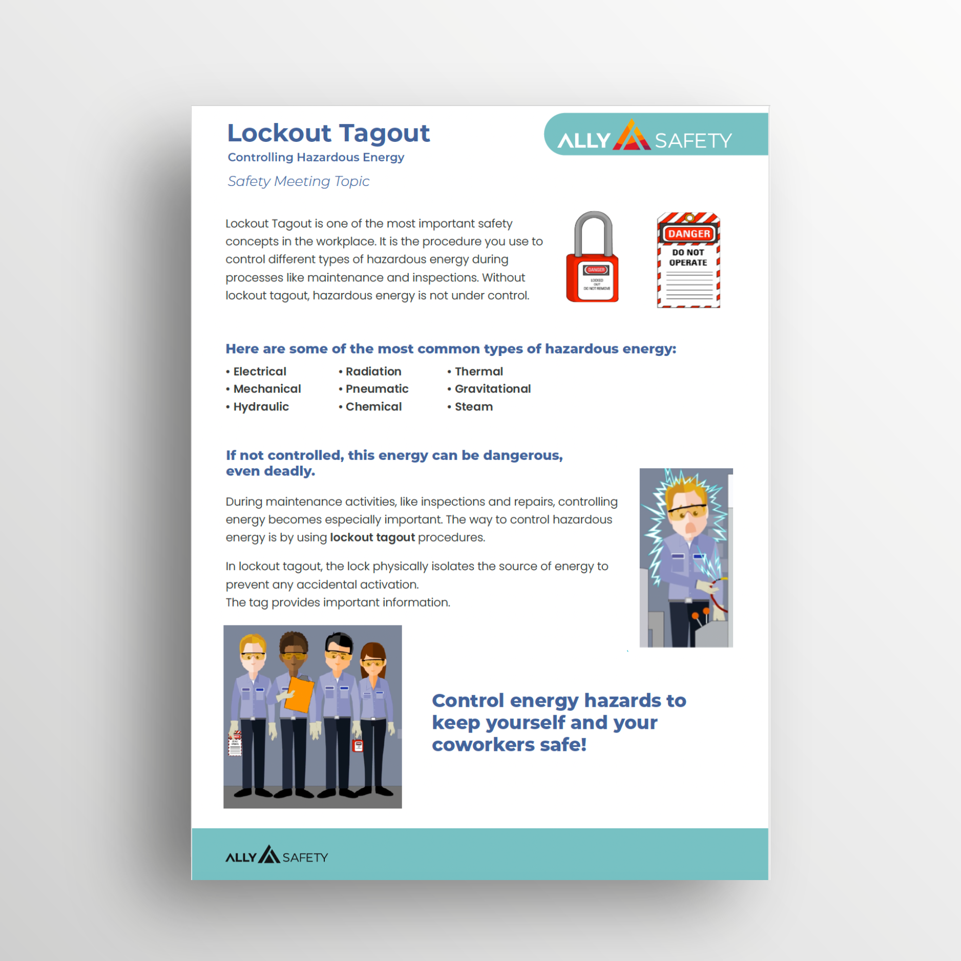 Lockout Tagout Toolbox Talk Guide