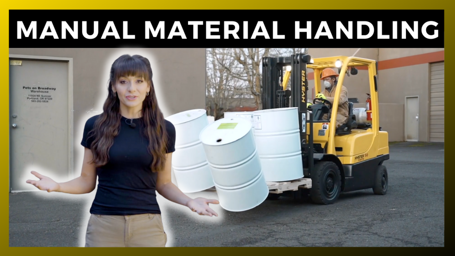 Manual Material Handling Toolbox Talk